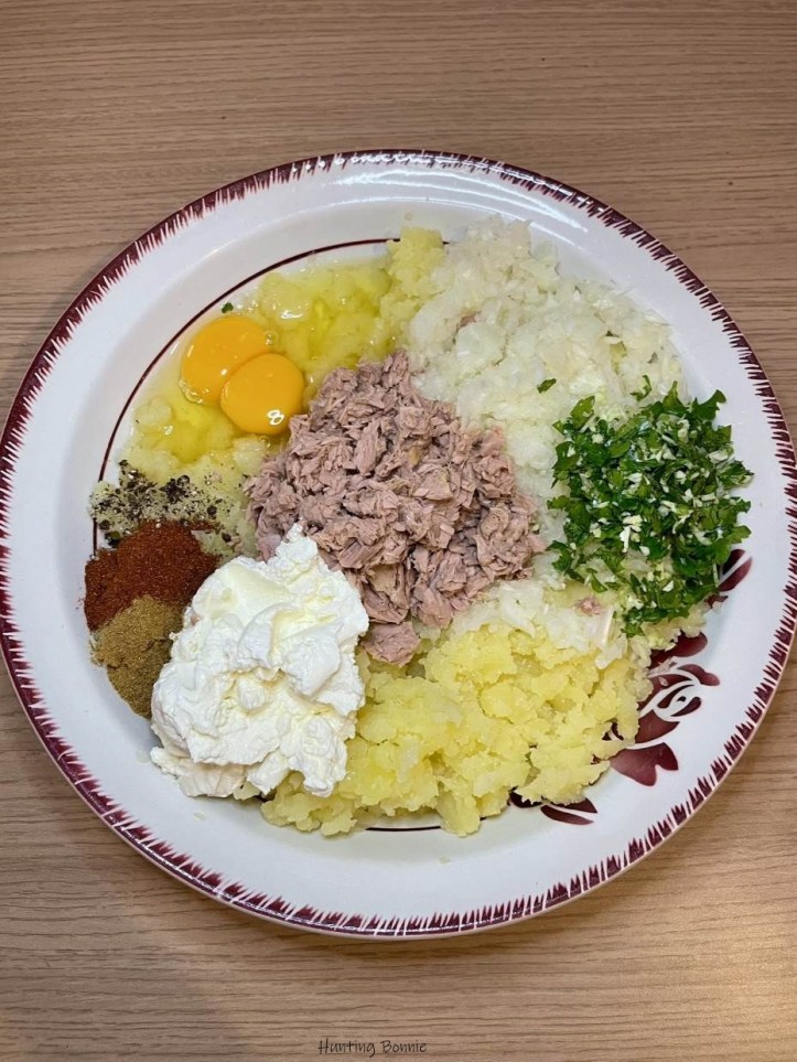 Ingrédients pour Bricks au thon et pommes de terre