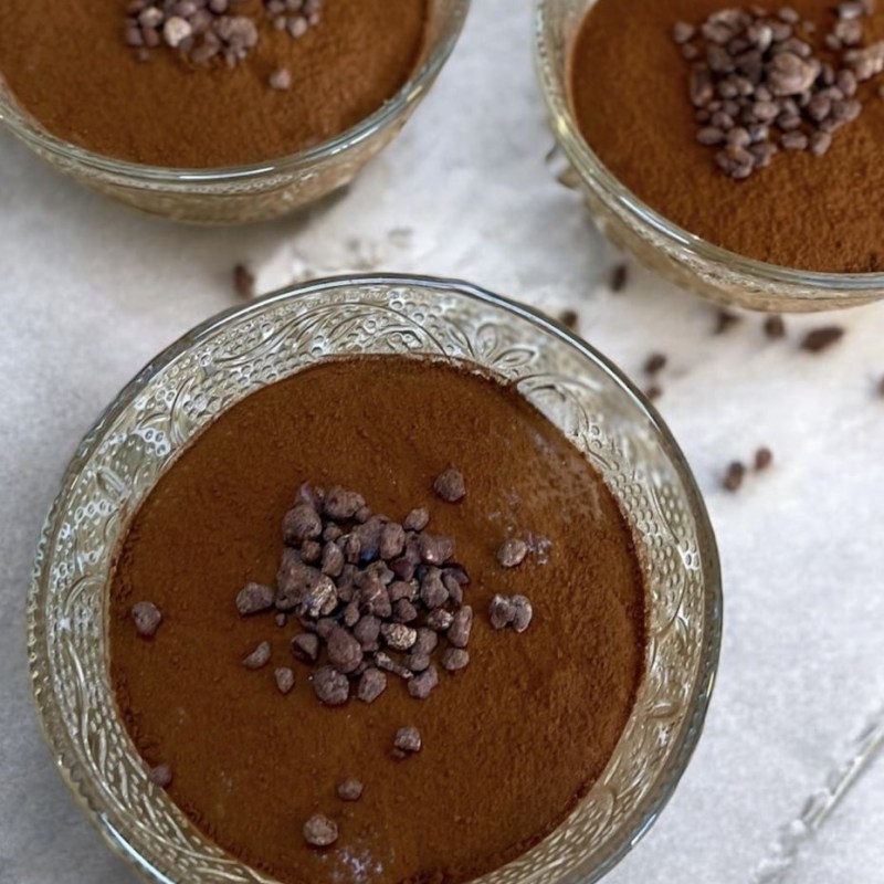 Mousse au chocolat à la fève de tonka, façon &laquo;&nbsp;Royal chocolat&nbsp;&raquo;