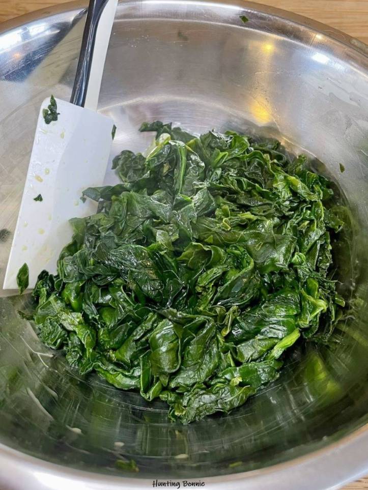 Épinards "tombés" au beurre