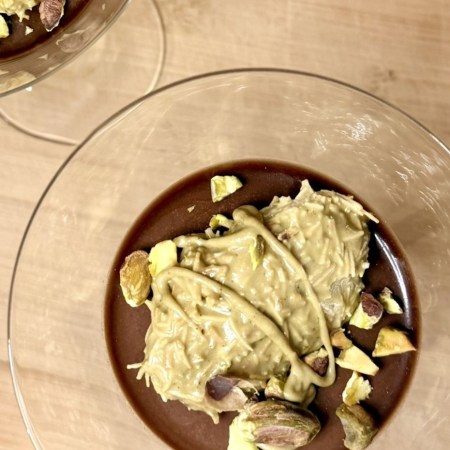 Panna Cotta Cacao Intense, façon Dubai Chocolate