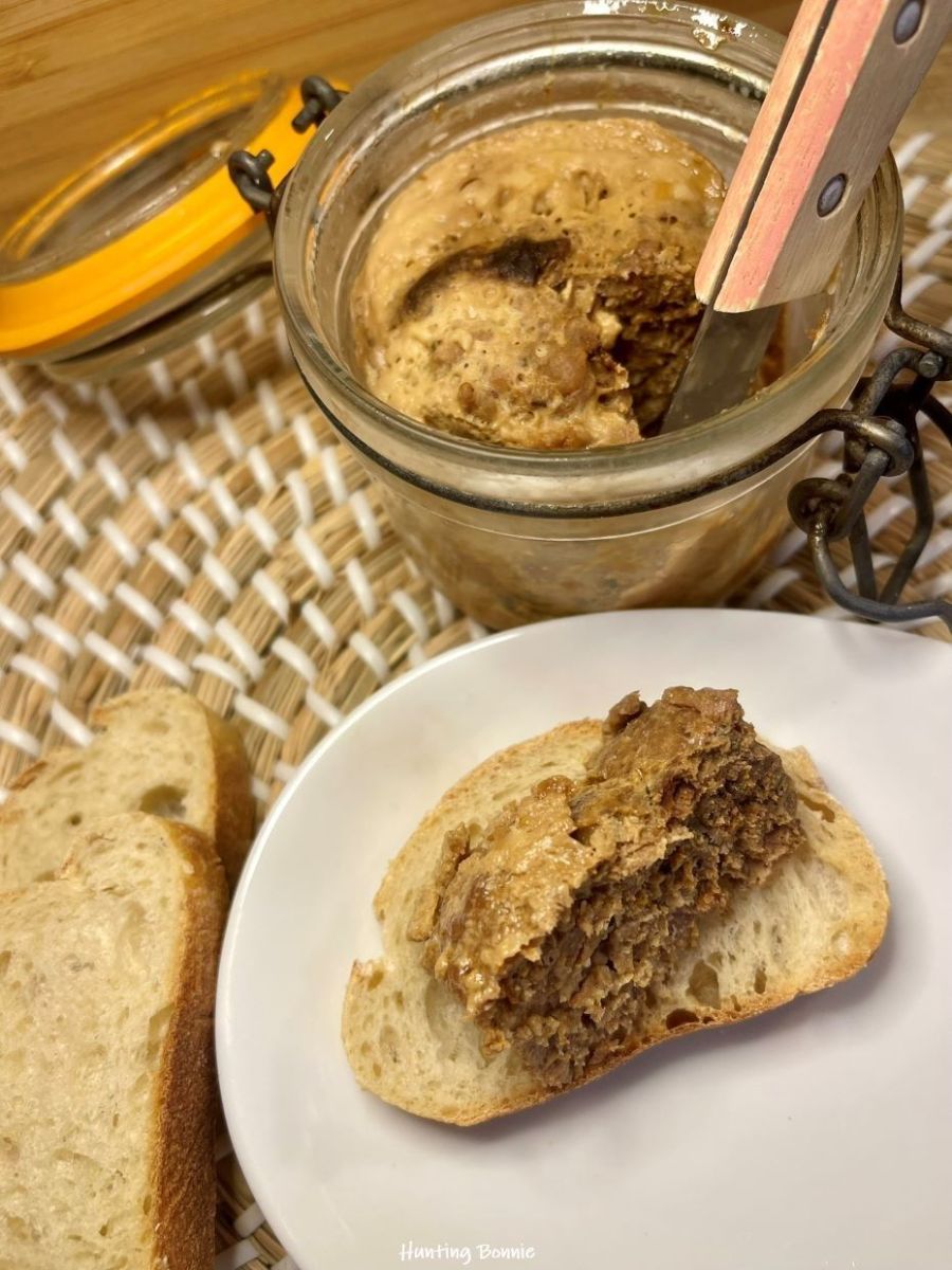 Pâté de campagne aux tomates séchées et à l’origan en bocaux