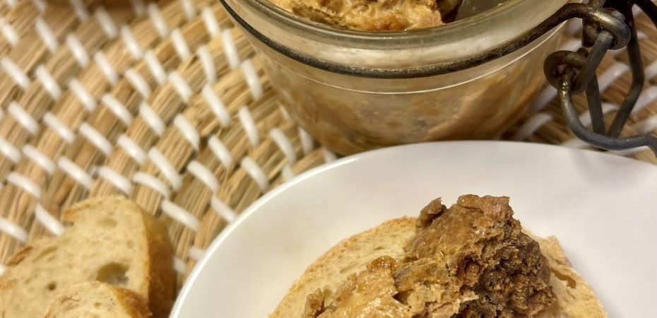 Pâté de campagne aux tomates séchées et à l’origan en bocaux