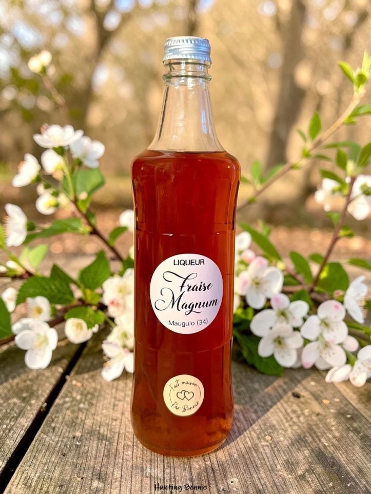 Liqueur de fraise maison