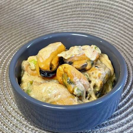 Moules à la crème et paprika fumé