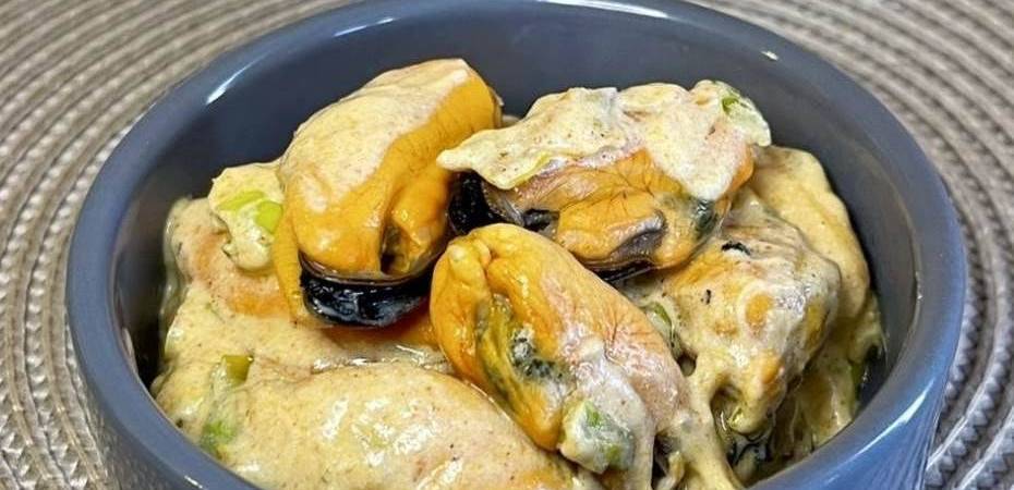Moules à la crème et paprika fumé