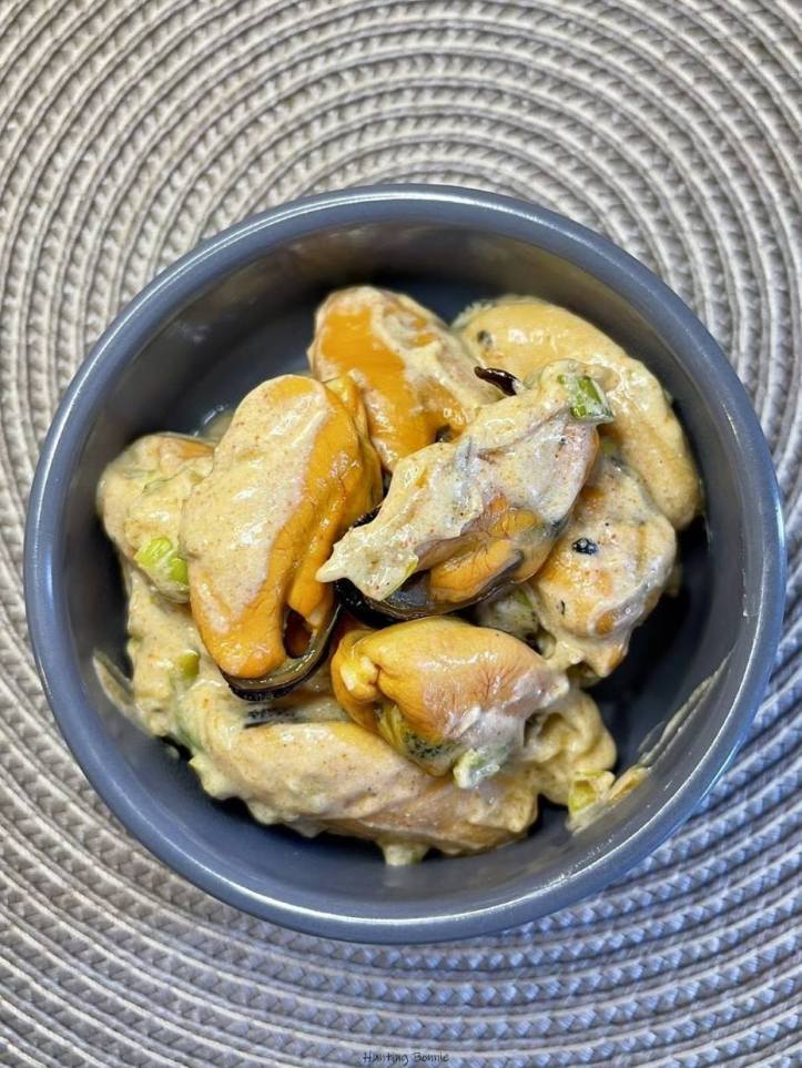 Moules à la crème et paprika fumé
