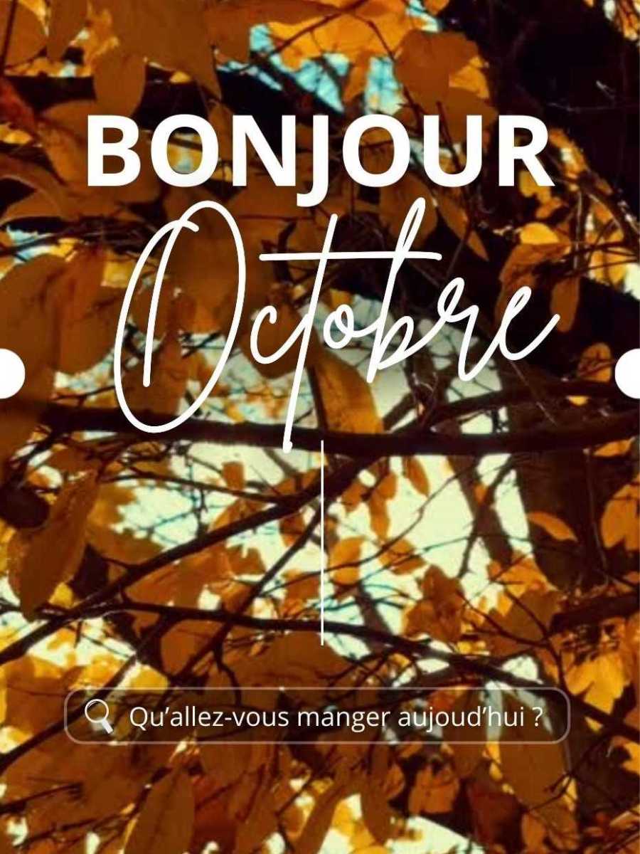 Bonjour Octobre 2026 !