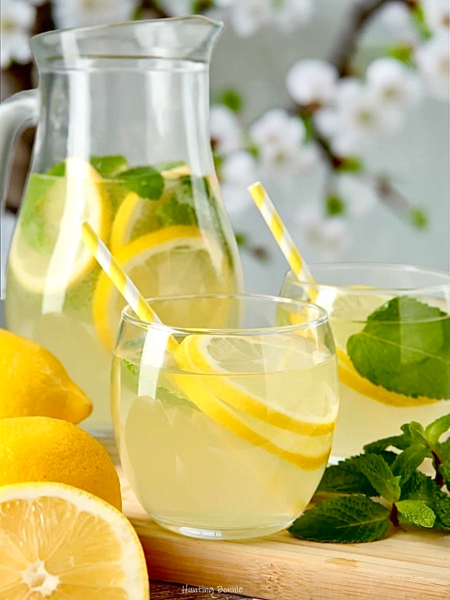 Sirop de citron et menthe maison