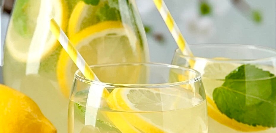 Sirop de citron et menthe maison