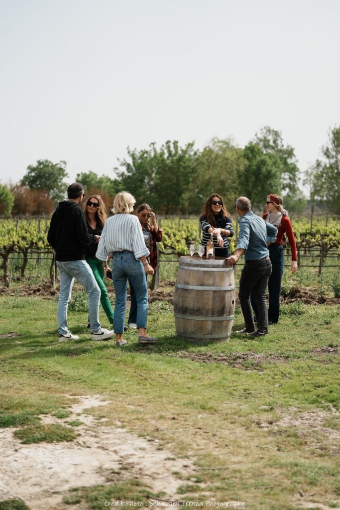 Dégustation eu coeur des vignes du Domaine du Petit Chaumont