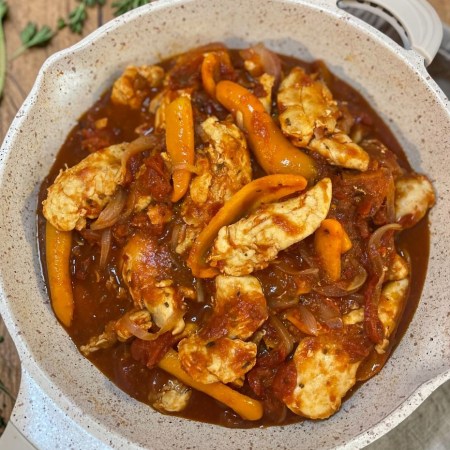Poulet basquaise rapide